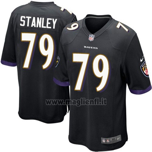 Maglia NFL Game Baltimore Ravens Stanley Nero